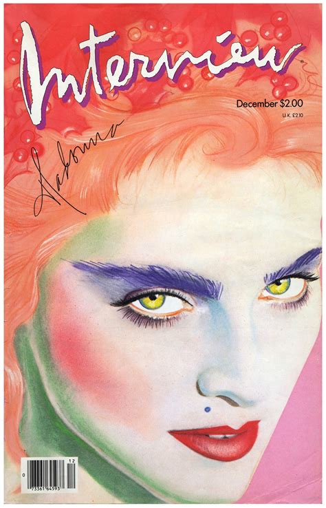 MADONNA 1985 INTERVIEW MAGAZINE BY WARHOL BY 